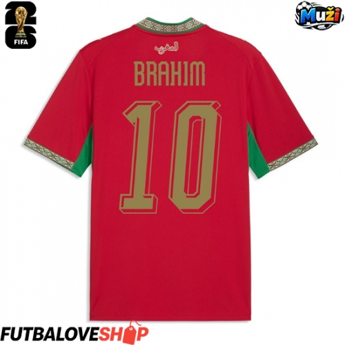 Dres Maroko Brahim Diaz #10 Domáci MS 2026 Krátky Rukáv